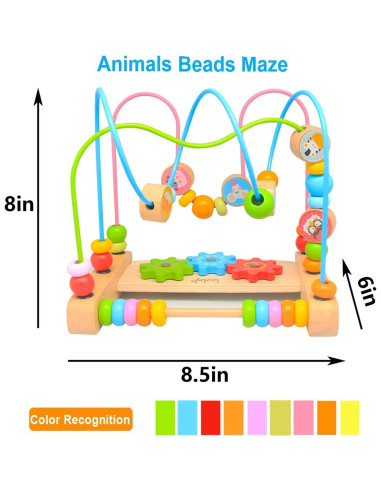 Laberinto de Cuentas Boby 21.5x20.3x15.2cm Juguete Educativo
