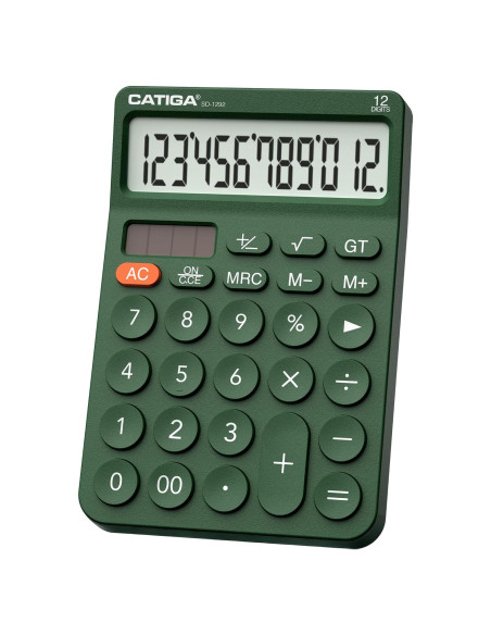 Calculadora de Escritorio CATIGA SD-1292 12 Dígitos Solar