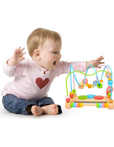 Laberinto de Cuentas Boby 21.5x20.3x15.2cm Juguete Educativo