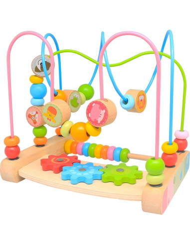 Laberinto de Cuentas Boby 21.5x20.3x15.2cm Juguete Educativo