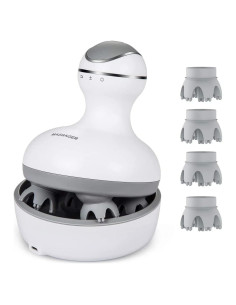 Masajeador de cuero cabelludo LATME ST-701 con 28 nodos 3D