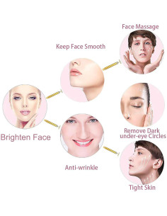 Rodillo de Masaje Facial Amirce 3D y Eléctrico - Kit Completo 2