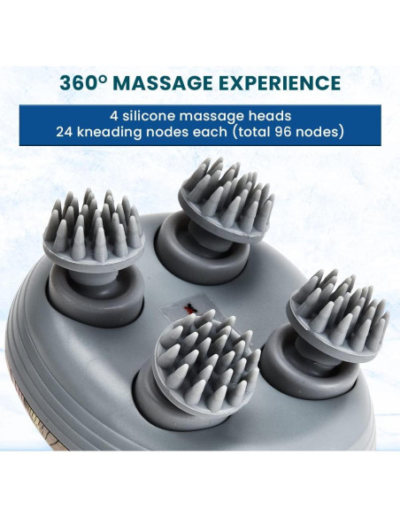 Masajeador de cuero cabelludo Eilison EHM-02MC a prueba de agua Masajeador de cuero cabelludo Eilison EHM-02MC a prueba de agua