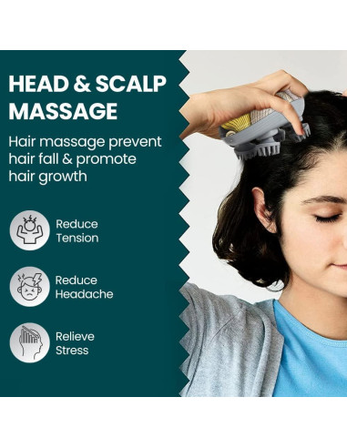 Masajeador de cuero cabelludo Eilison EHM-02MC a prueba de agua