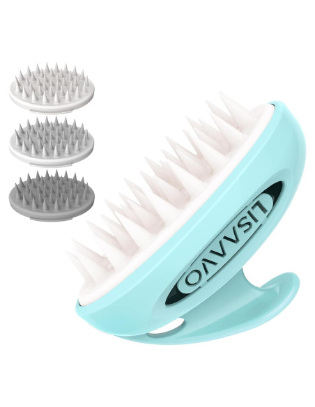 Masajeador de Cuero Cabelludo LISAAVO 3 en 1 Azul Masajeador de Cuero Cabelludo LISAAVO 3 en 1 Azul