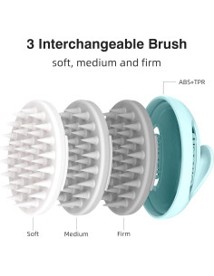 Masajeador de Cuero Cabelludo LISAAVO 3 en 1 Azul 2