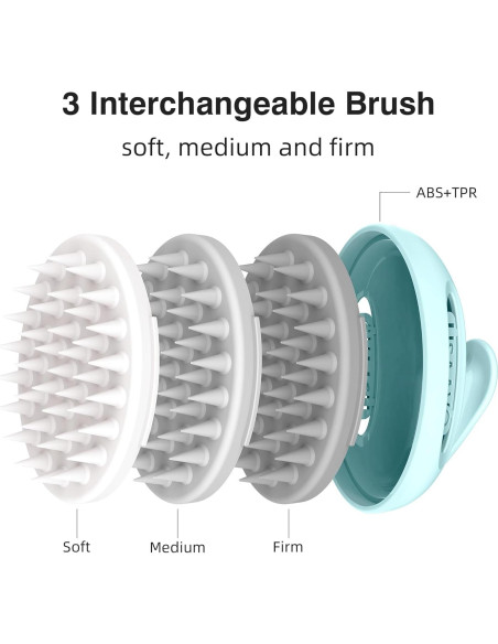 Masajeador de Cuero Cabelludo LISAAVO 3 en 1 Azul Masajeador de Cuero Cabelludo LISAAVO 3 en 1 Azul