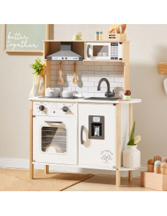 Cocina de Juguete de Madera Tiny Land con Luces y Sonidos 2