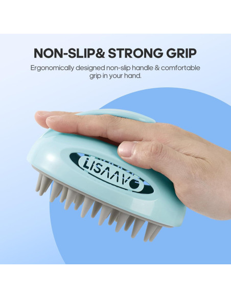 Masajeador de Cuero Cabelludo LISAAVO 3 en 1 Azul Masajeador de Cuero Cabelludo LISAAVO 3 en 1 Azul