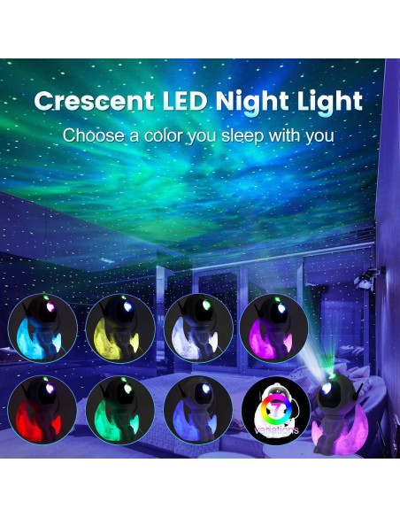 Proyector de Nebulosa Astronauta OIOENDGS con Control Remoto