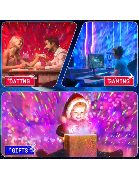 Proyector de Estrellas Galáctico YOUDAS con Bluetooth y Control Remoto