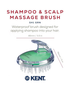 Cepillo Exfoliador Kent SH1 para Cuero Cabelludo y Cabello 2