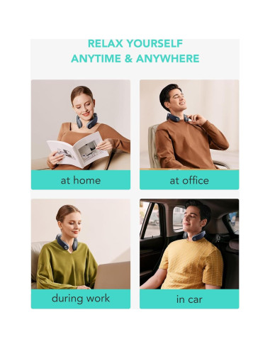 Masajeador de Cuello Inalámbrico SKG G7 PRO-FOLD 9D Plegable