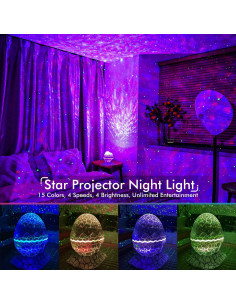 Proyector de Estrellas Rossetta 3.0 con Bluetooth y Ruido Blanco 2