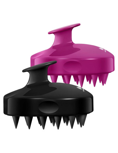 HEETA Cepillo Masajeador de Cuero Cabelludo 2 Pack - Suave