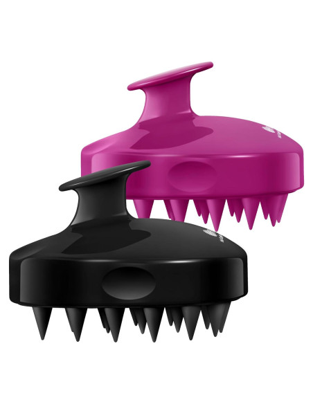 HEETA Cepillo Masajeador de Cuero Cabelludo 2 Pack - Suave