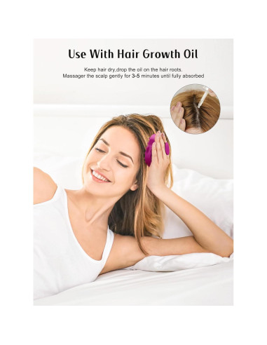 HEETA Cepillo Masajeador de Cuero Cabelludo 2 Pack - Suave