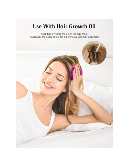 HEETA Cepillo Masajeador de Cuero Cabelludo 2 Pack - Suave