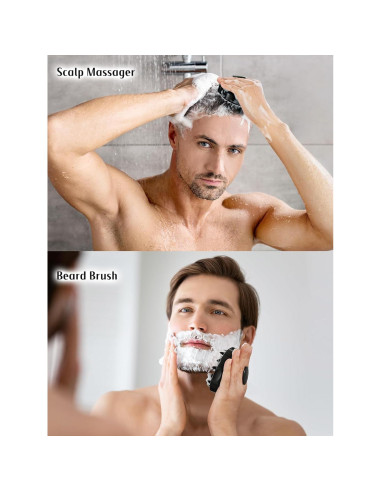 HEETA Cepillo Masajeador de Cuero Cabelludo 2 Pack - Suave