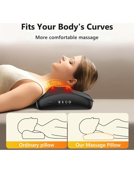 Masajeador de Espalda y Cuello Shiatsu iKristin con Calor