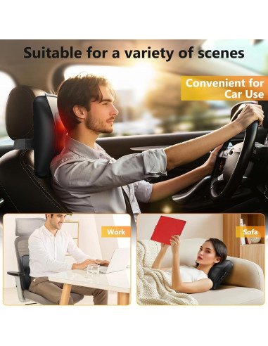 Masajeador de Espalda y Cuello Shiatsu iKristin con Calor