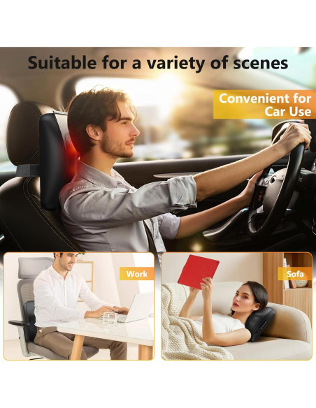 Masajeador de Espalda y Cuello Shiatsu iKristin con Calor