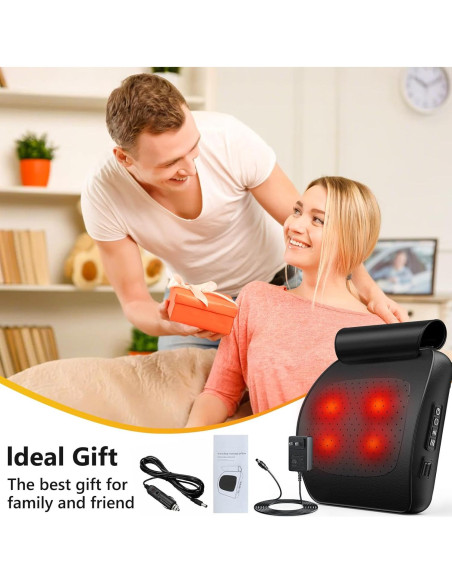 Masajeador de Espalda y Cuello Shiatsu iKristin con Calor