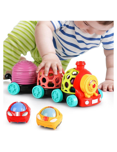 Tren Juguete iPlay, iLearn para Bebés 6-12 Meses