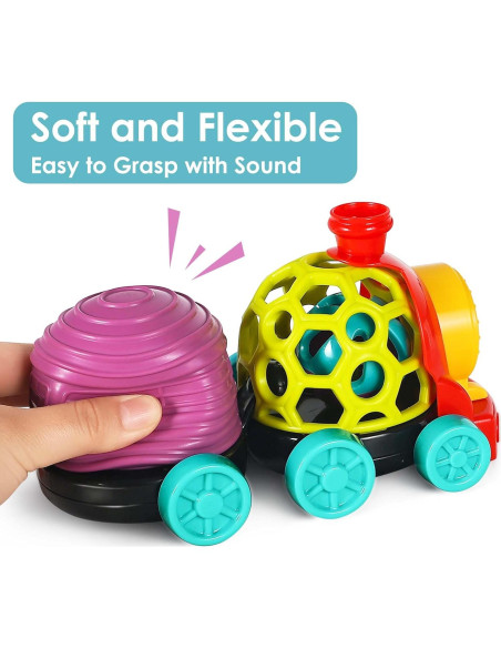 Tren Juguete iPlay, iLearn para Bebés 6-12 Meses