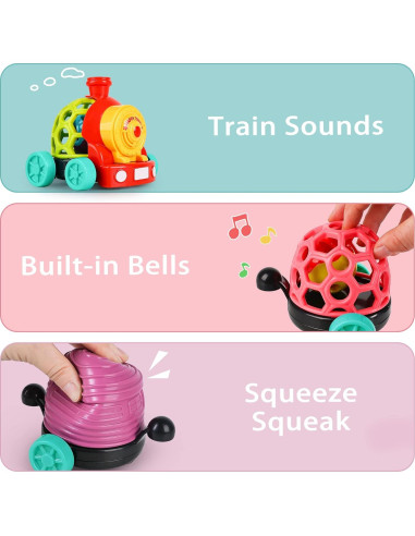 Tren Juguete iPlay, iLearn para Bebés 6-12 Meses