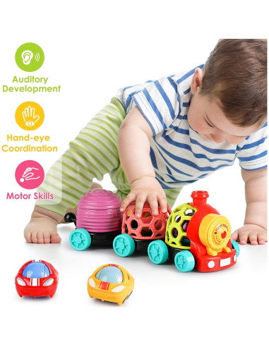 Tren Juguete iPlay, iLearn para Bebés 6-12 Meses