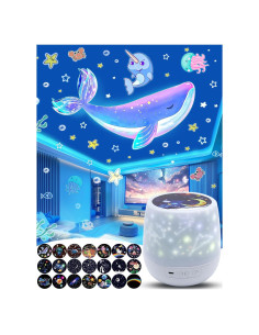 Proyector Nocturno para Niños Eigther EI-21XG 21 Juegos