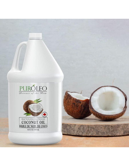Aceite de Coco Fraccionado PUROLEO 1900 ML 100% Natural