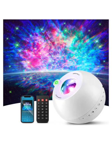 Proyector de Estrellas PIKOY con Altavoz Bluetooth y 15 Colores