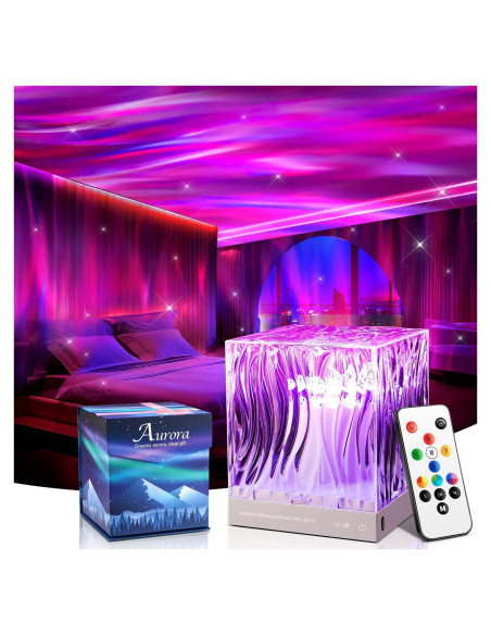 Proyector de Luces del Norte TK - 18 Colores, Regulable, Control Remoto