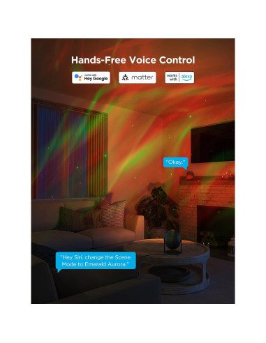 Proyector de Luz Estelar Govee H6093 con 16 Millones de Colores