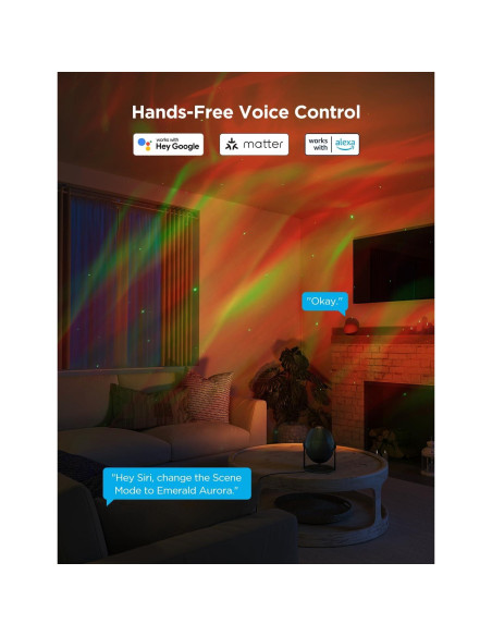 Proyector de Luz Estelar Govee H6093 con 16 Millones de Colores