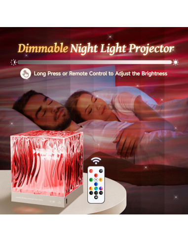 Proyector de Luces del Norte TK - 18 Colores, Regulable, Control Remoto