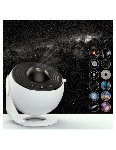 Proyector Estelar Galáctico SunBox con 12 Discos 4K HD