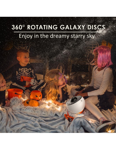 Proyector Estelar Galáctico SunBox con 12 Discos 4K HD