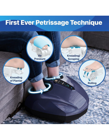 Masajeador de Pies Miko Shiatsu con Calor y Compresión