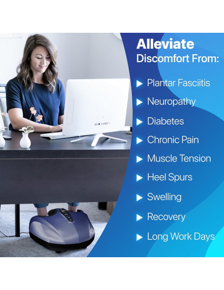 Masajeador de Pies Miko Shiatsu con Calor y Compresión