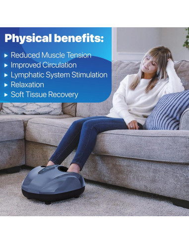 Masajeador de Pies Miko Shiatsu con Calor y Compresión