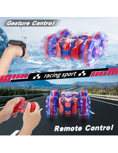 Coche RC Acuático 4WD Shantou 360 Luces LED Niños 2