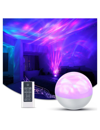 Proyector de Estrellas SUPFOO HMT-D18 Luz Nocturna Bluetooth