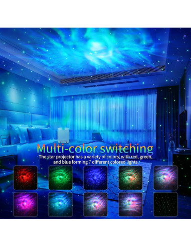 Proyector de Galaxia CAIYUE NS-100SF con Control Remoto