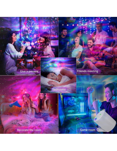 Proyector de Galaxia CAIYUE NS-100SF con Control Remoto