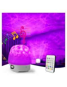 Lámpara Proyector de Luz de Olas Luminorthe Cube Bluetooth