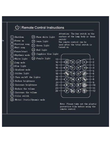 Lámpara Proyector de Luz de Olas Luminorthe Cube Bluetooth