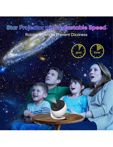 Proyector de Estrellas HD Xeefeel 13 en 1 con Temporizador